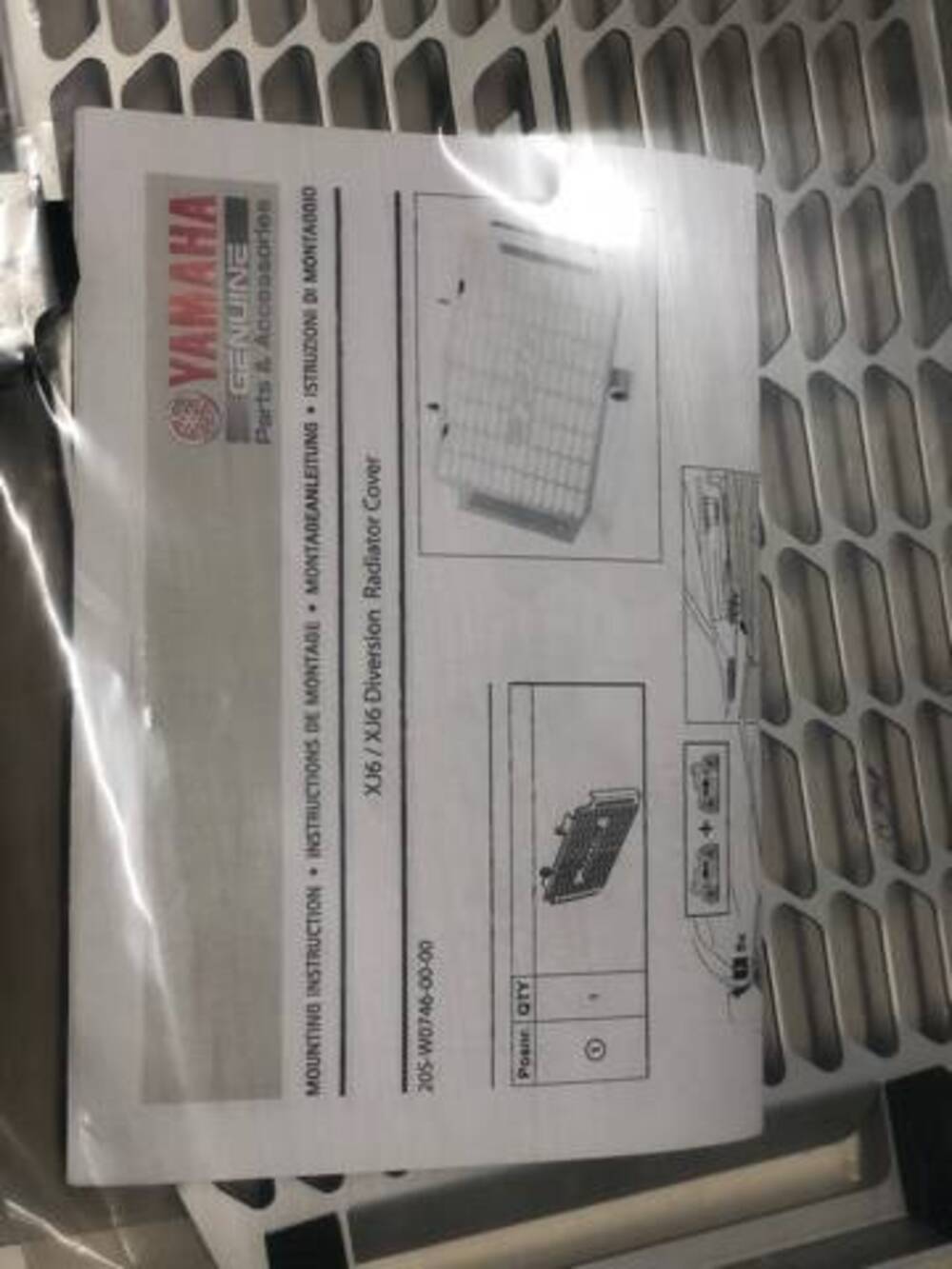 COPRI RADIATORE XJ6 Yamaha (2)