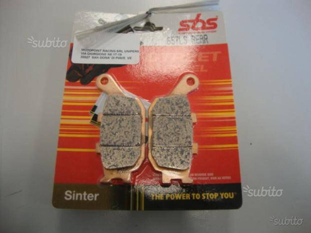 Coppia pastiglie freno SBS LS Sinter