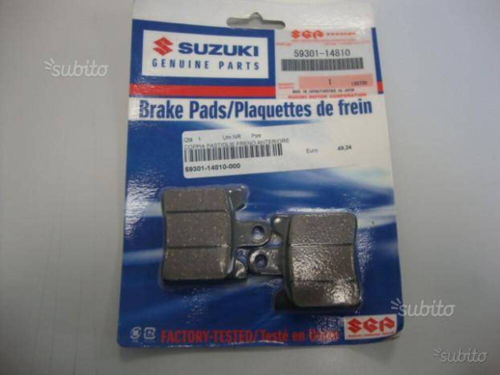 Patiglie freno Burgman 250 e 400 Suzuki