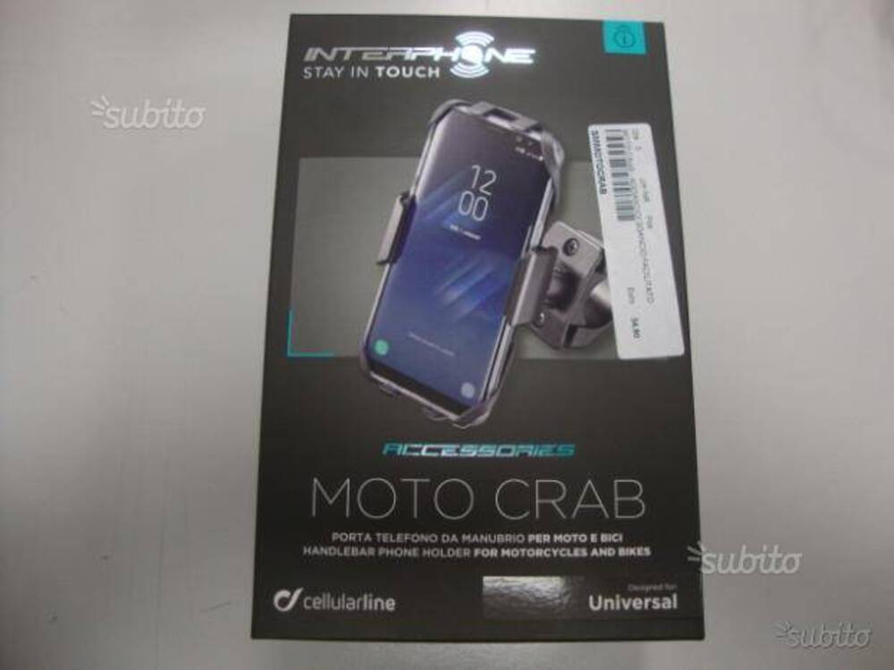 Portatelefono da manubrio per moto e bici Cellular Line