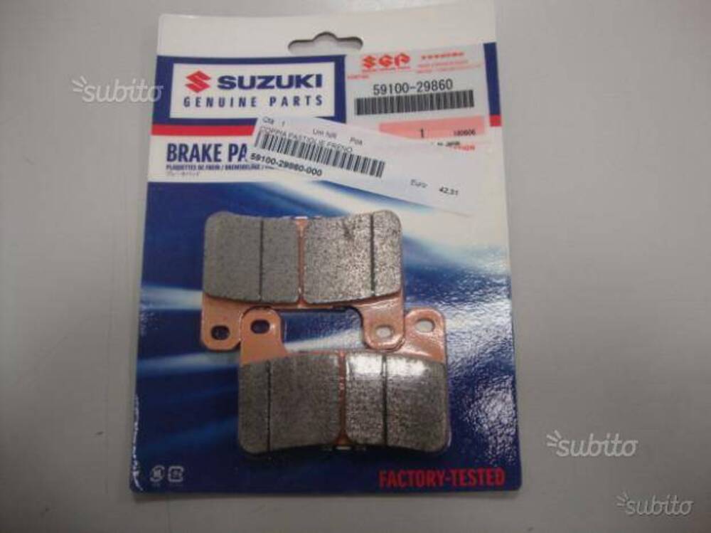 Coppia pastriglie freno anteriore V-Strom 1000 Suzuki