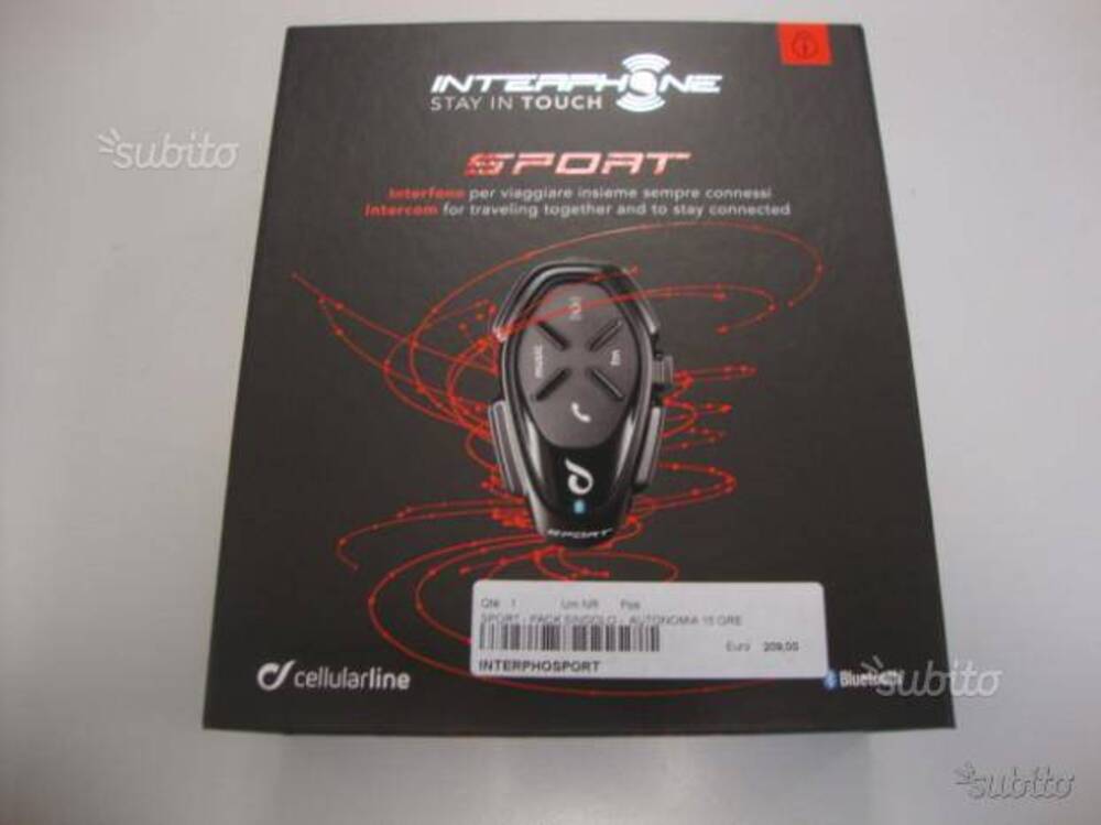 Interfono Cellularline, modello SPORT Cellular Line