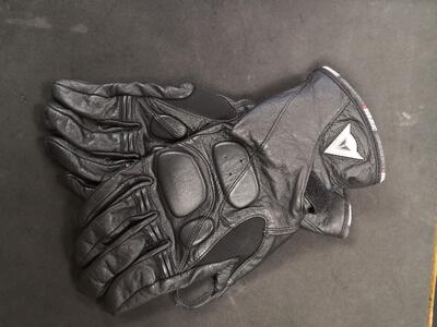 Guanti estivi Dainese Kick pelle nero