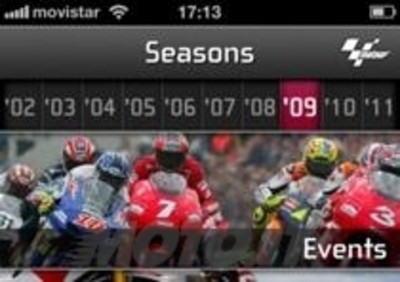 MotoGP History app disponibile per iPhone, iPod Touch e iPad