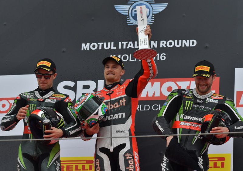 SBK 2016. GP d&#039;Italia. Davies domina anche gara 2 a Imola