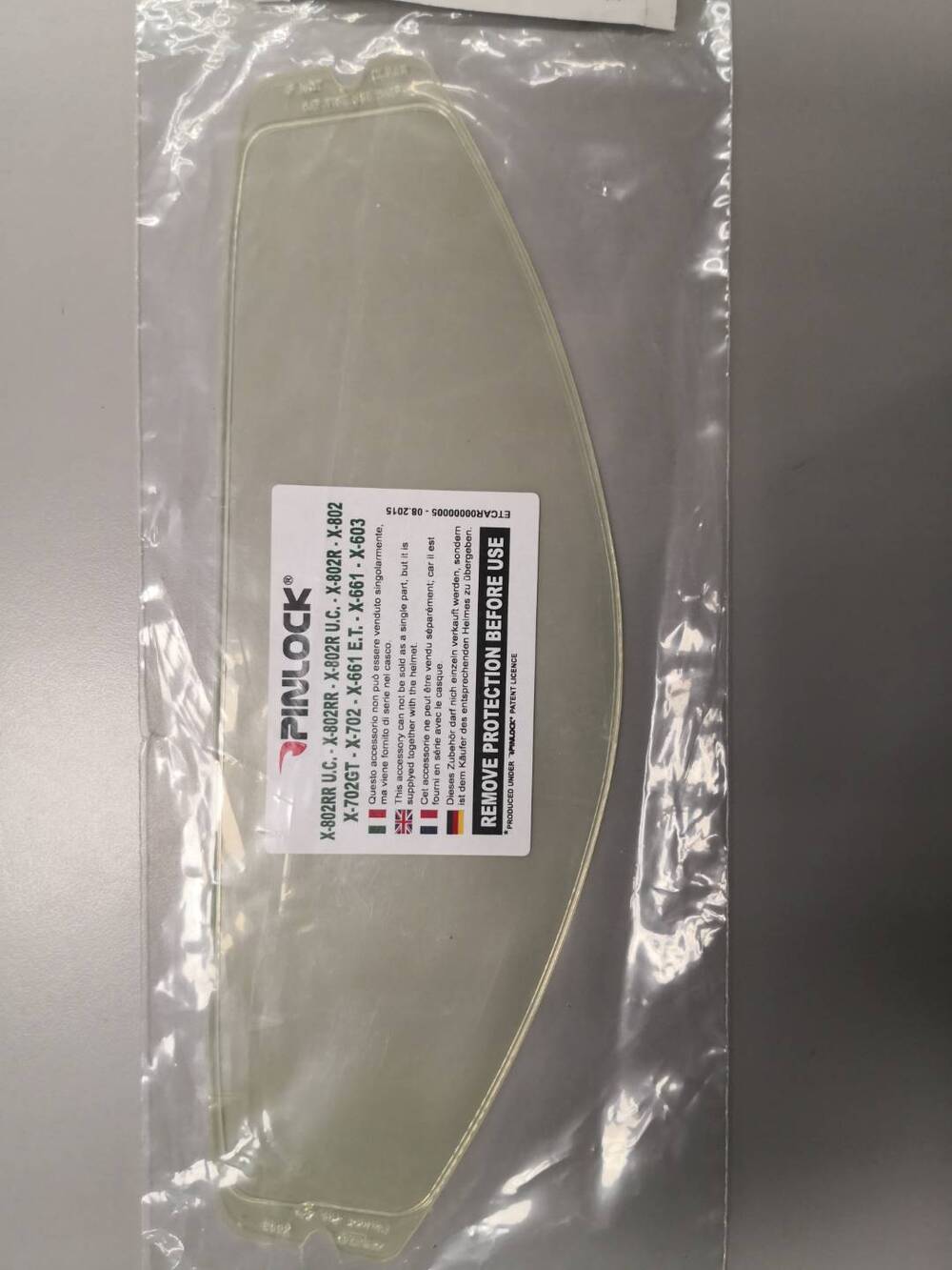 Pinlock X-Lite (vari modelli)