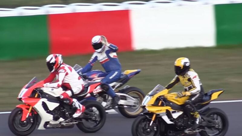 Rainey &egrave; tornato in pista con Kenny Roberts e Lawson