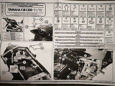 Attacchi per wingrack specifici Yamaha FJR 1300 Givi