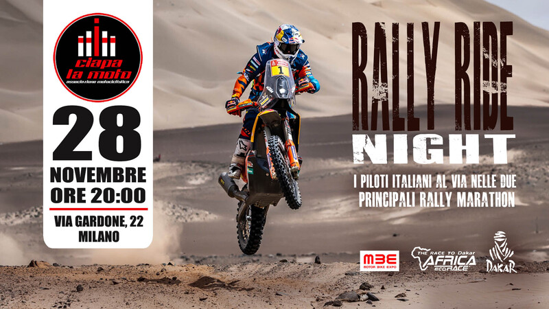 Rally Ride Night 2020: da Ciapalamoto con i piloti