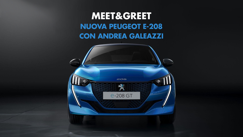 Peugeot e-208, scoprila live con Andrea Galeazzi 