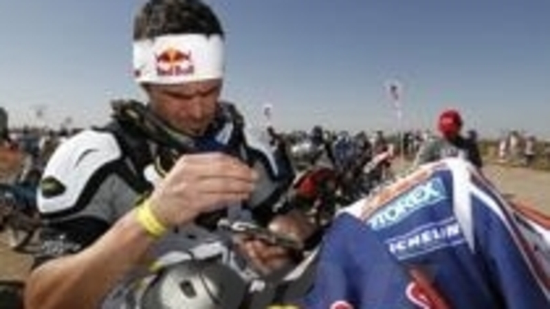 Dakar 2012, 3a Tappa. Vince Cyril Despres (KTM)