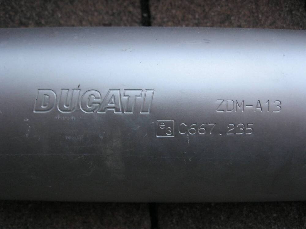 Ducati Monster 600 silenziatori originali (4)