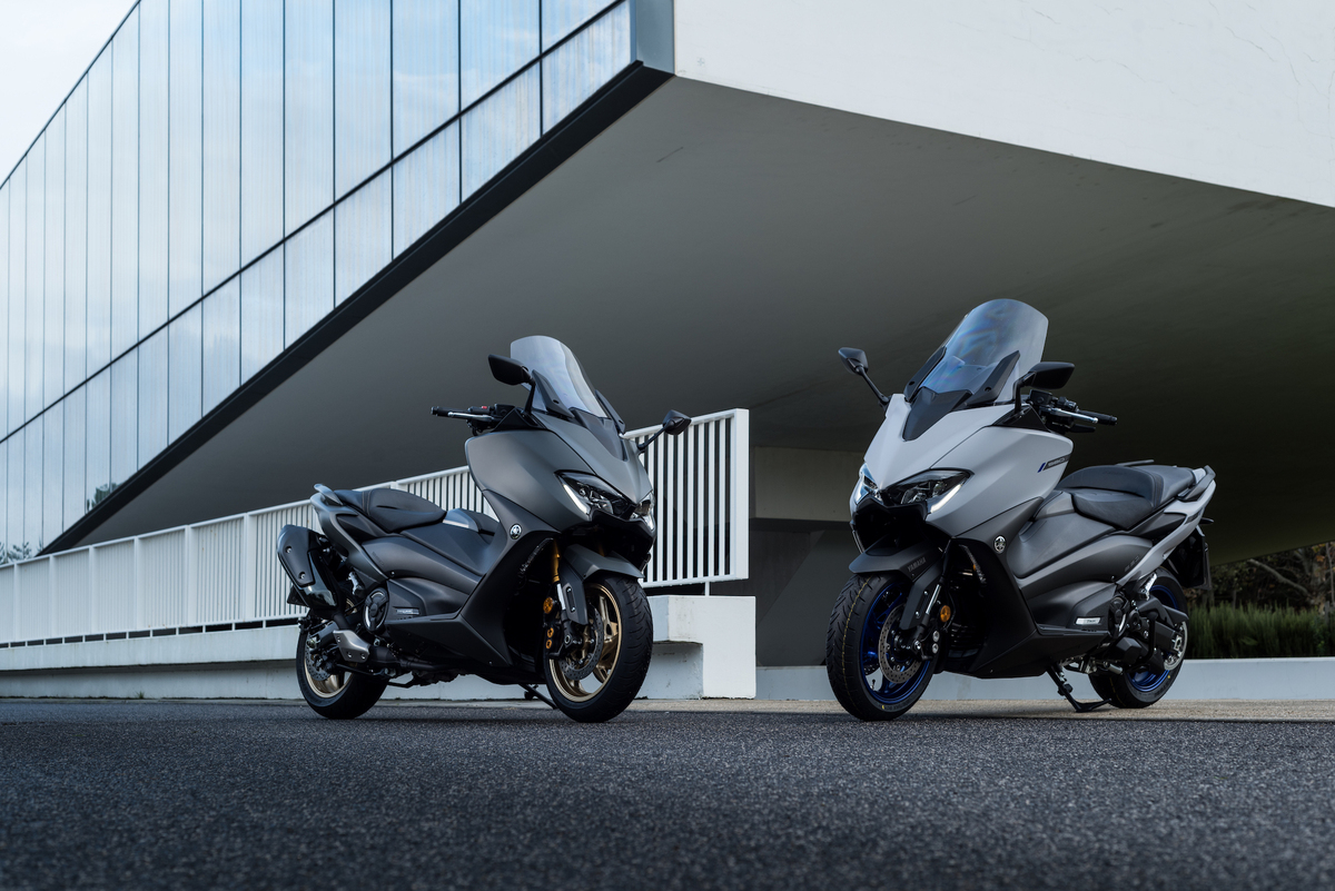 Prova Nuovo Yamaha TMAX 560 e TECH MAX Settimo cielo Prove