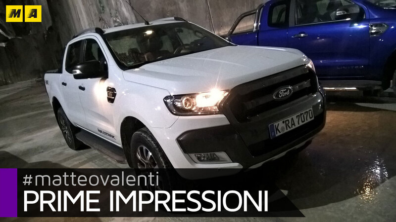 Ford Ranger restyling 2016 [Video prime impressioni]