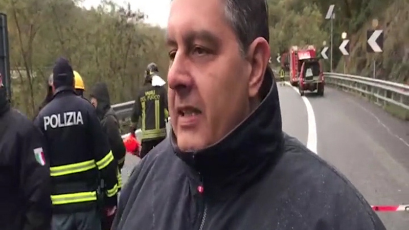 Crollo viadotto A6. Toti: &quot;Non vi sono evidenze sul coinvolgimento di un&#039;automobile nel crollo&quot;