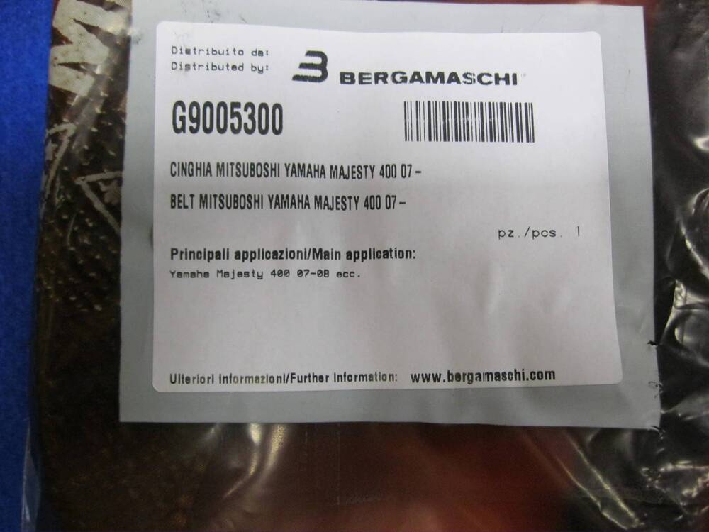Yamaha Majesty 400 2007 2008 cinghia trasmissione Bergamaschi (2)