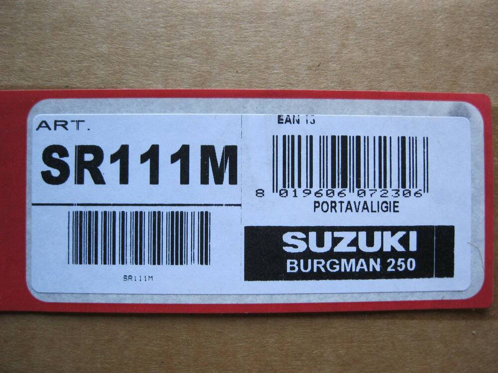Givi SR111M supporto bauletto Suzuki Burgman 250