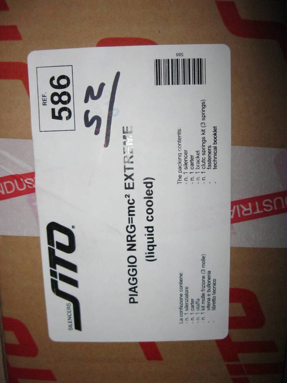 Marmitta SITO per APRILIA / MALAGUTI MBK YAMAHA (3)