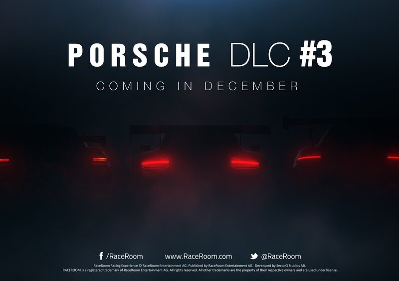 Raceroom: nuove Porsche in arrivo a dicembre