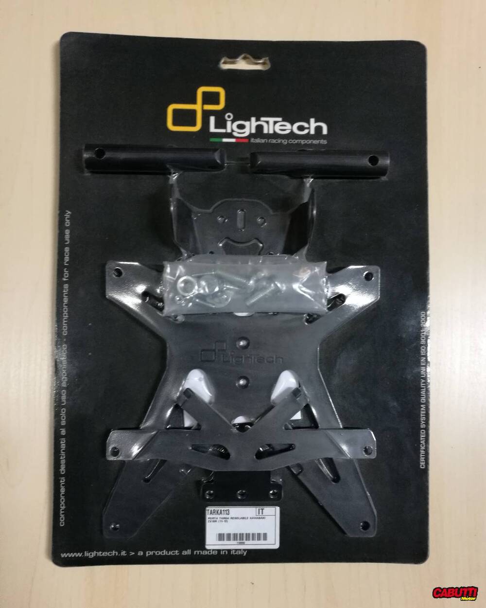 PORTA TARGA REGOLABILE LIGHTECH