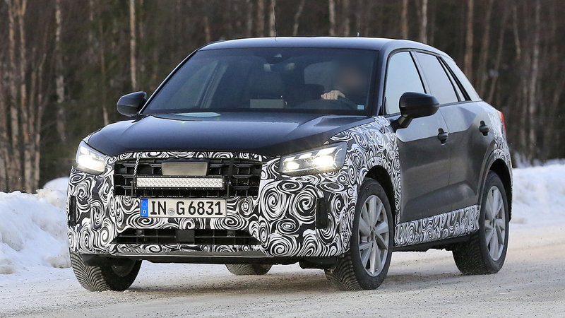 Audi Q2 restyling, le foto spia