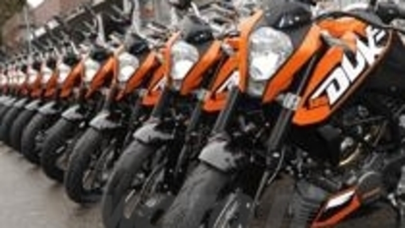 Con la Duke 200 KTM sbarca in India