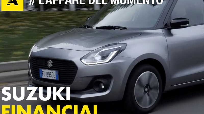 Affare del momento: focus Suzuki Finance [video]