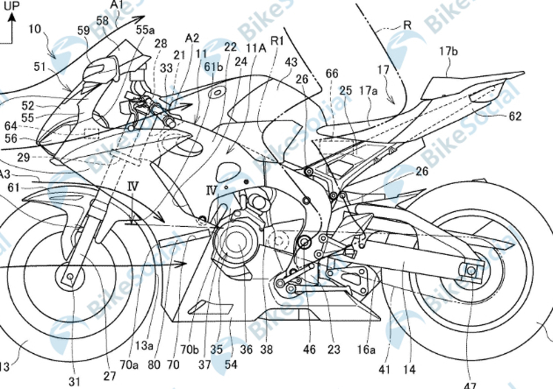 Honda e appendici aerodinamiche attive: ecco i nuovi dettagli del brevetto