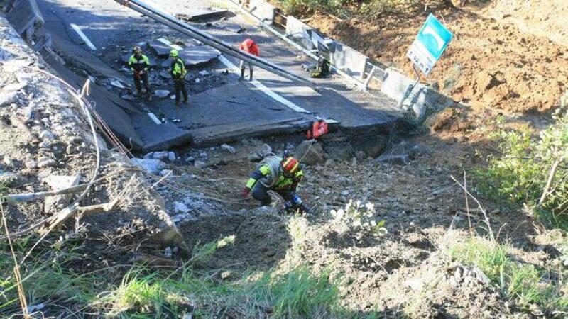 Crollo ponte A6: scattano le perquisizioni della Guardia di Finanza