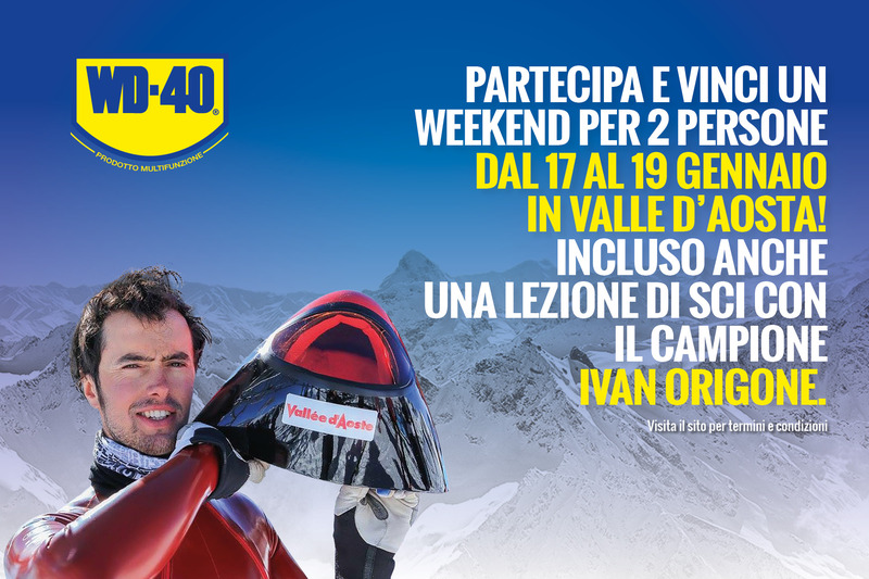 Con Week-end ad alta quota di WD-40 vinci un fine settimana sulla neve