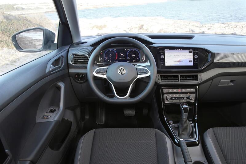 Gli interni della Volkswagen T-Cross