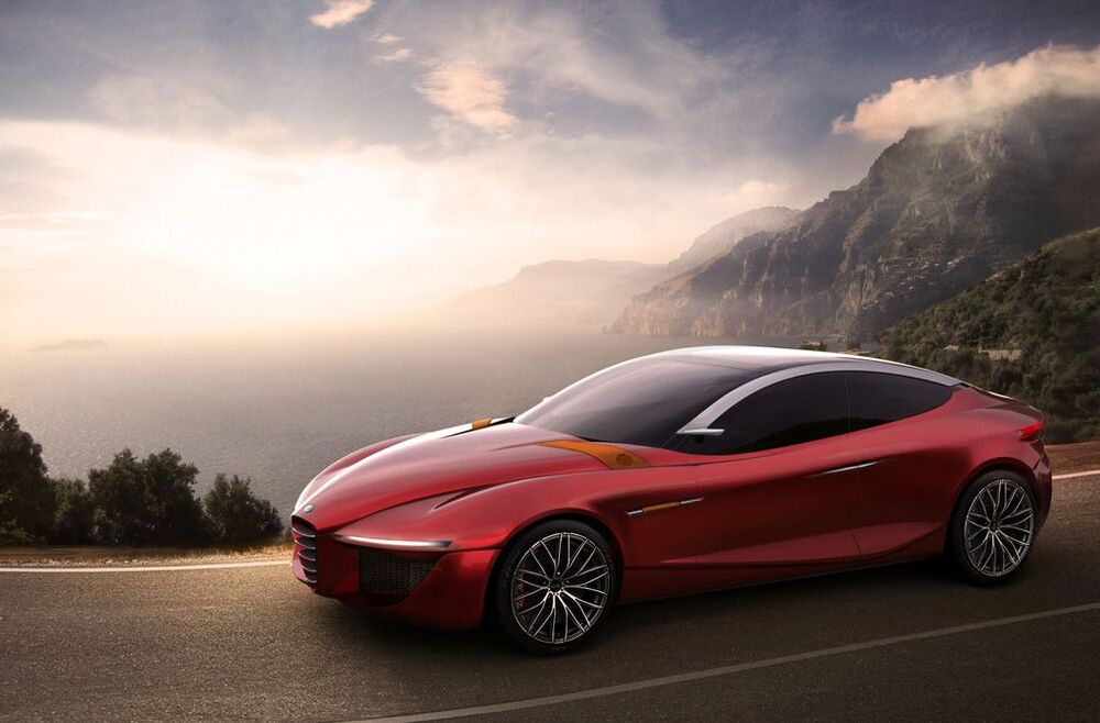 Un concept Alfa di qualche anno addietro, non realizzato ma di alto valore potenziale, fuori e dentro