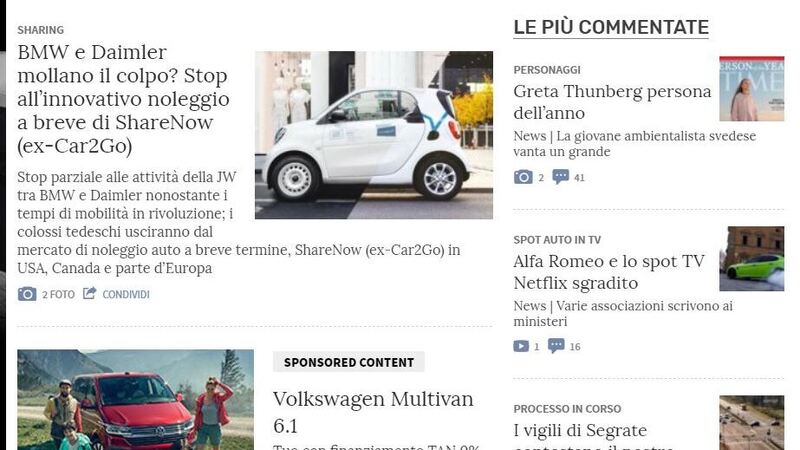 Top10 2019 Auto, Gli articoli pi&ugrave; letti e le notizie shock [classifica]