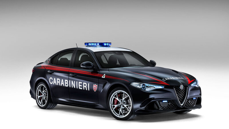 Alfa Romeo Giulia entra nell&#039;Arma dei Carabinieri