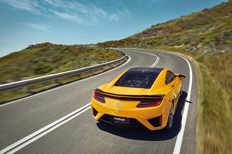 La speciale colorazione gialla per la NSX 2020