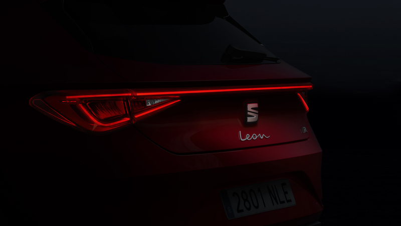 Seat Leon 2020, il teaser del posteriore