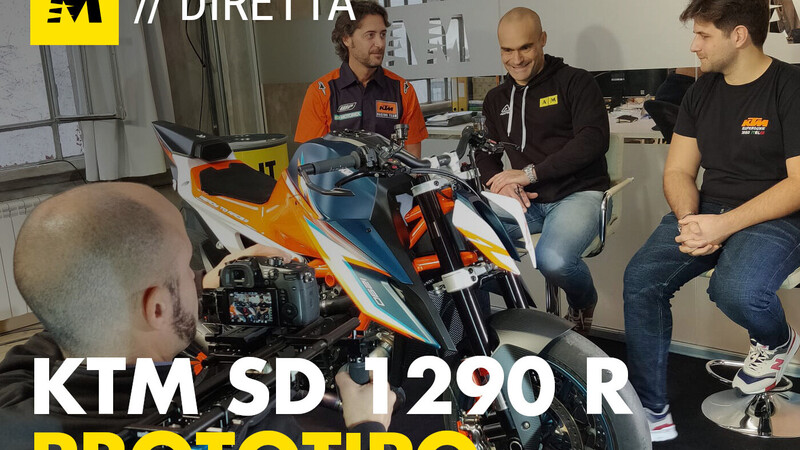 KTM 1290 Super Duke R: il prototipo in diretta!