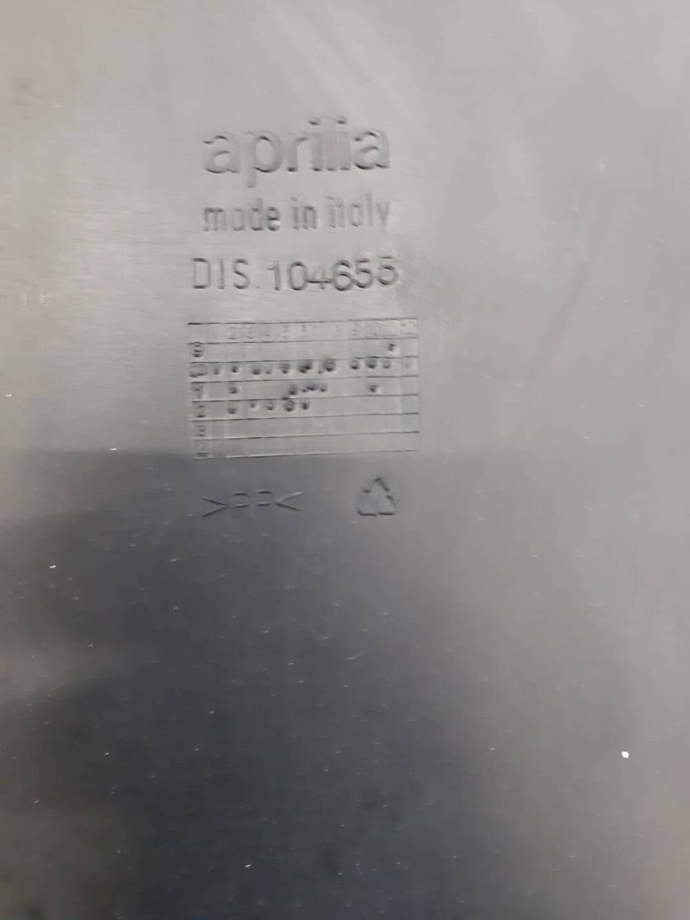 Carena inferiore puntuale Aprilia Sr 50 2001/02 (5)