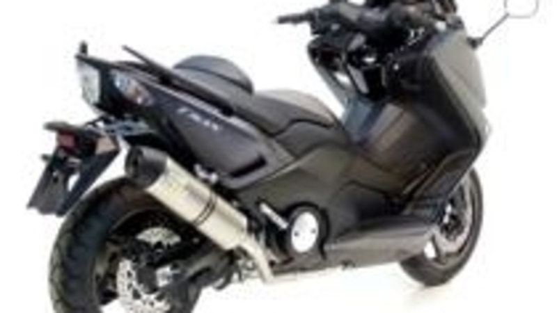 Leovince SBK. Impianto completo LV ONE omologato EVO II per Yamaha TMax 2012