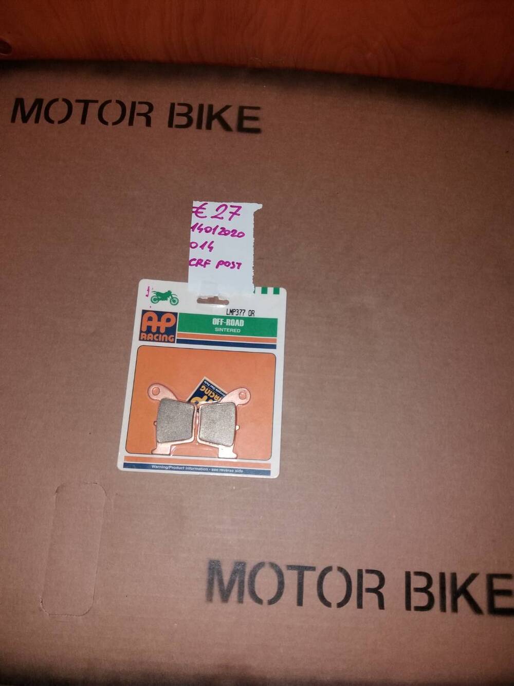 Pastiglie Posteriori AP RACING LMP 377 OR Galfer