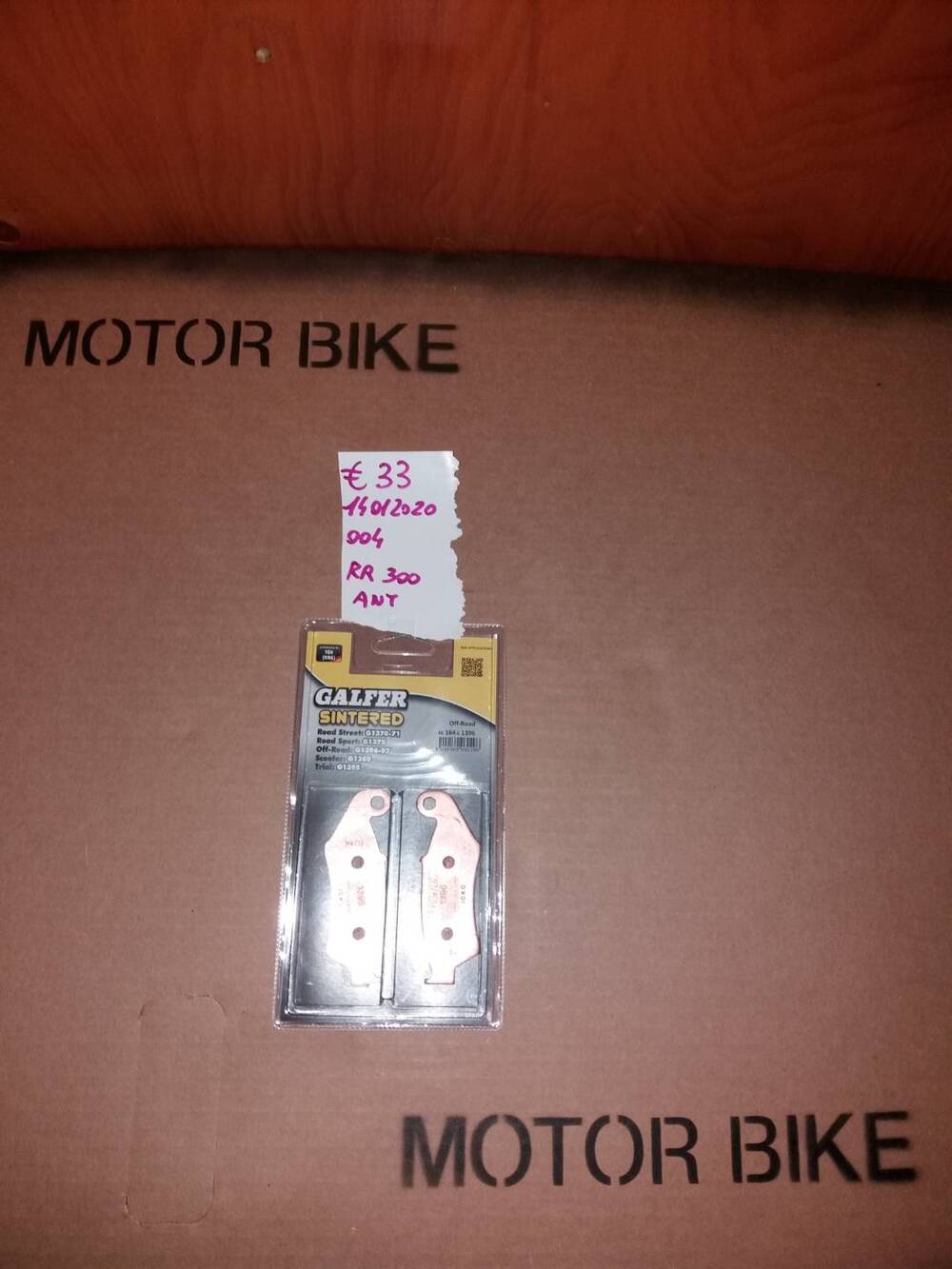Pastiglie freno ant.RR 300 GALFER FD164G1396