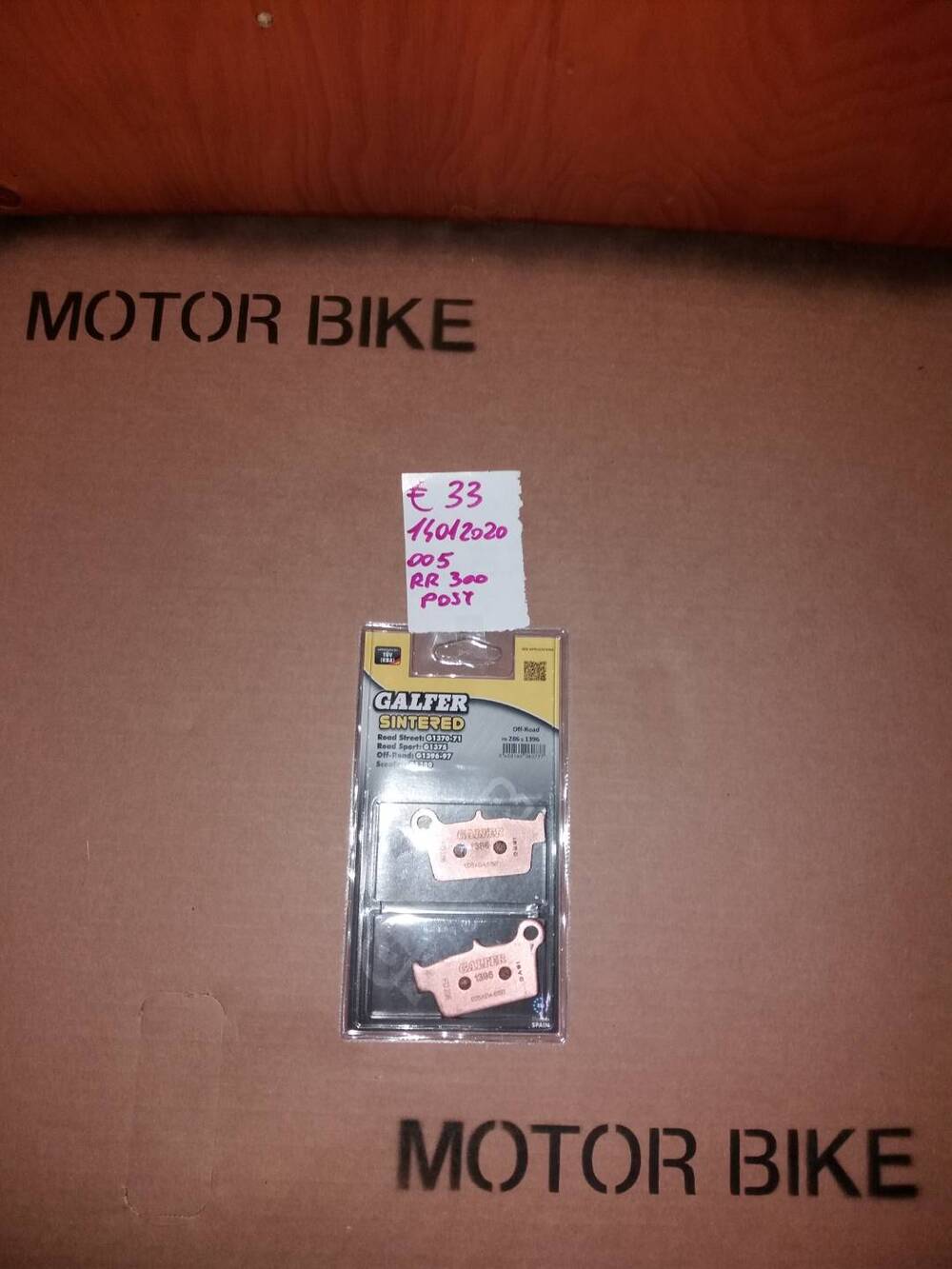 Pastiglie freno post. GALFER FD286G1396