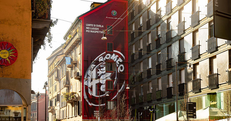 Alfa Romeo e la street art a Milano