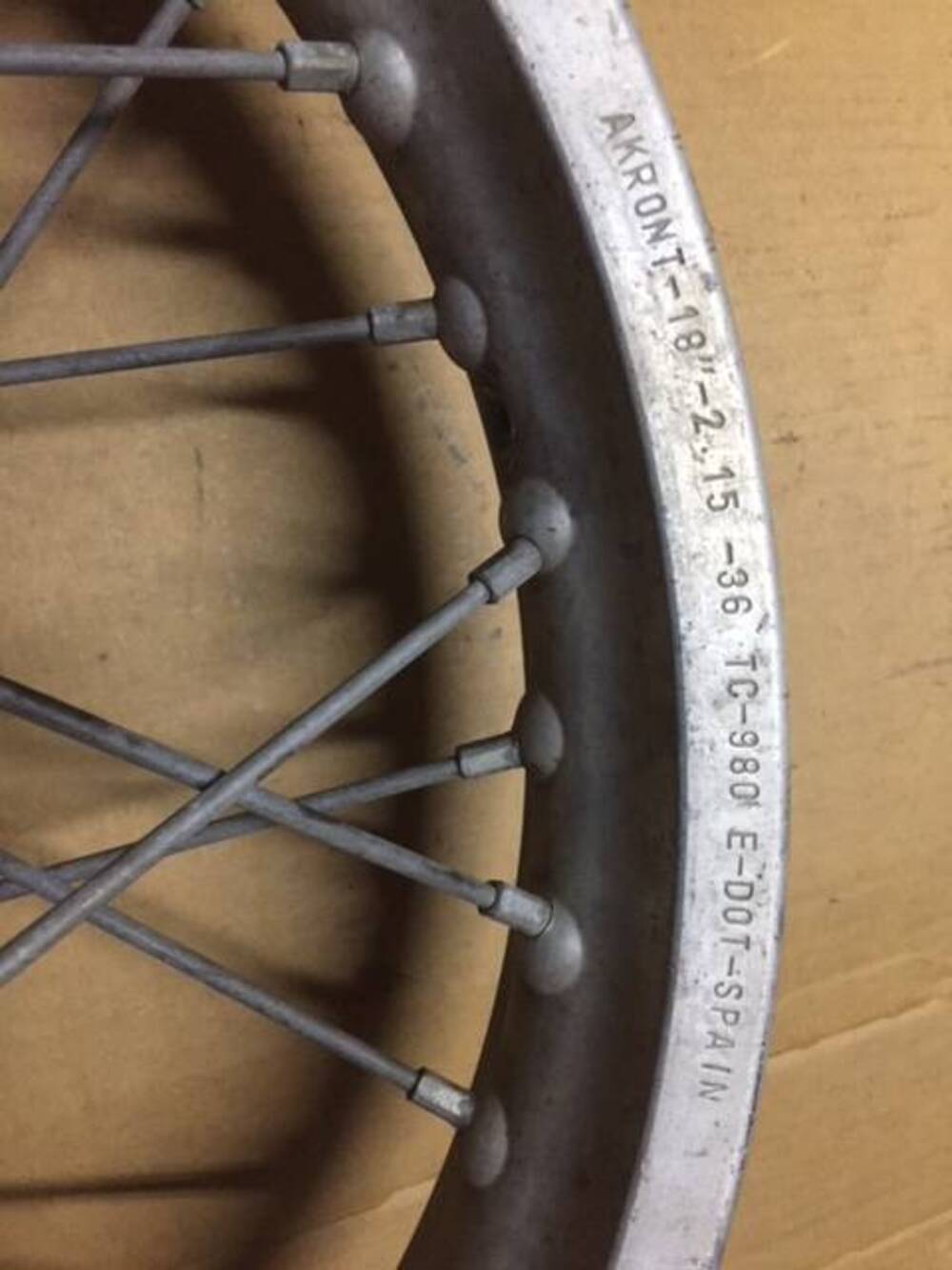 Ruota posteriore Fantic 125 replica Brissoni Fantic Motor (2)