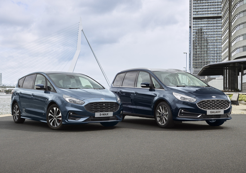 Ford S-Max e Galaxy, dal 2021 saranno anche ibride