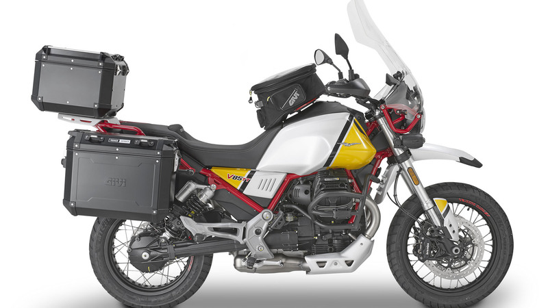 GIVI: allestimento per la Moto Guzzi V85 TT