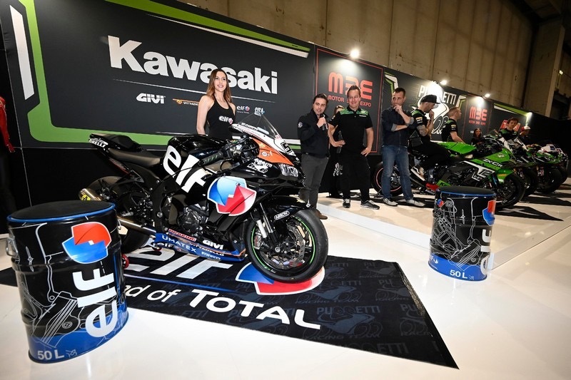 Presentato all&#039; MBE di Verona il Kawasaki Puccetti Racing 2020