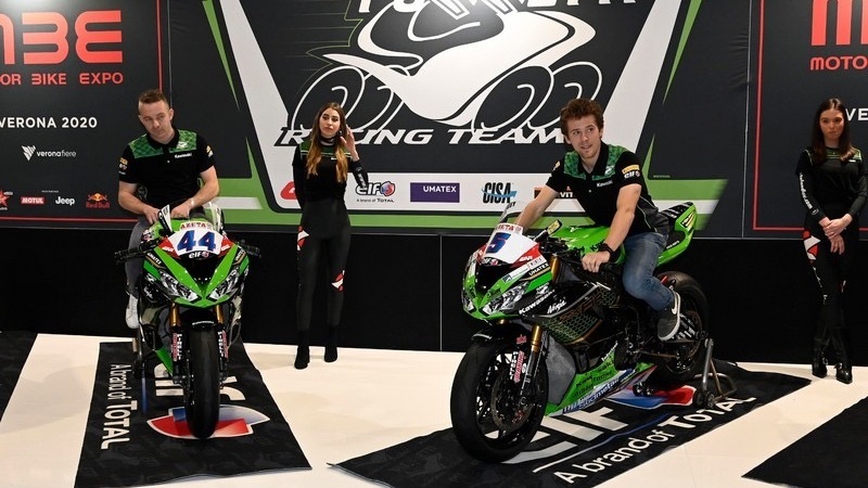 Presentato all&#039; MBE di Verona il Kawasaki Puccetti Racing 2020