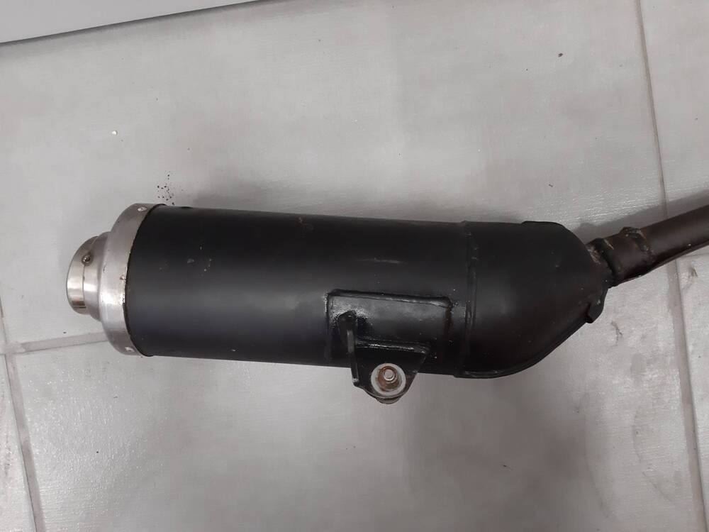 Scarico collettore originale Honda Dominator 650 (5)