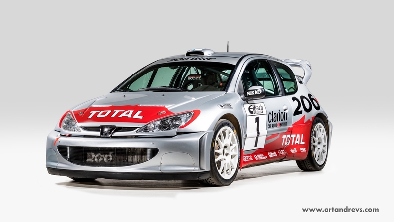 Peugeot 206 WRC, in vendita una ex Gronholm